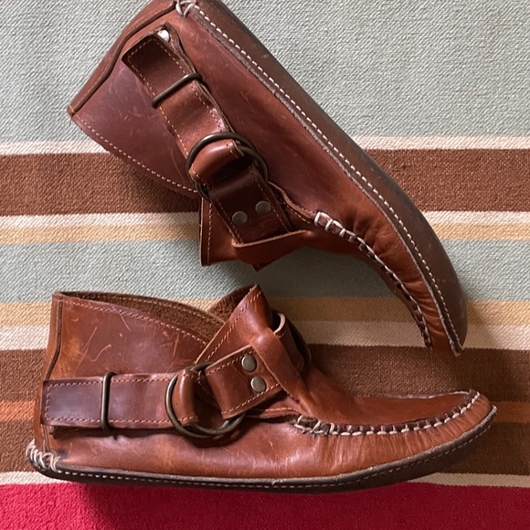 Quoddy Shoes Quoddy Original Leather Ring Boot In Whiskey Womens Sz